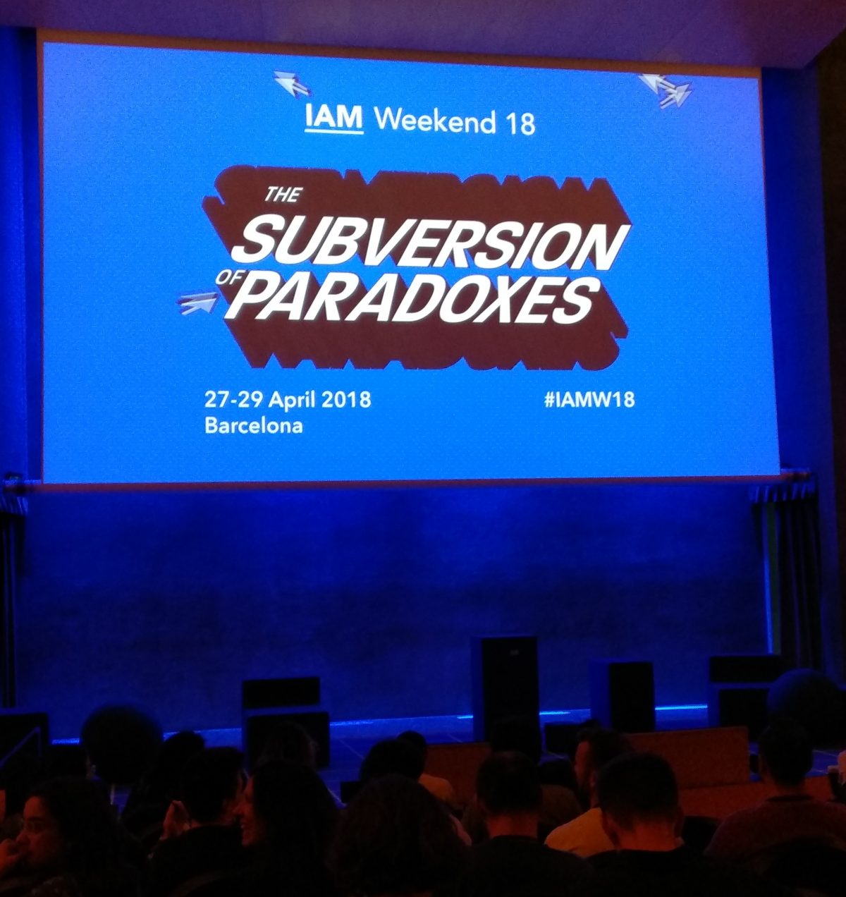 IAM Weekend 2018: «The subversion of paradoxes»