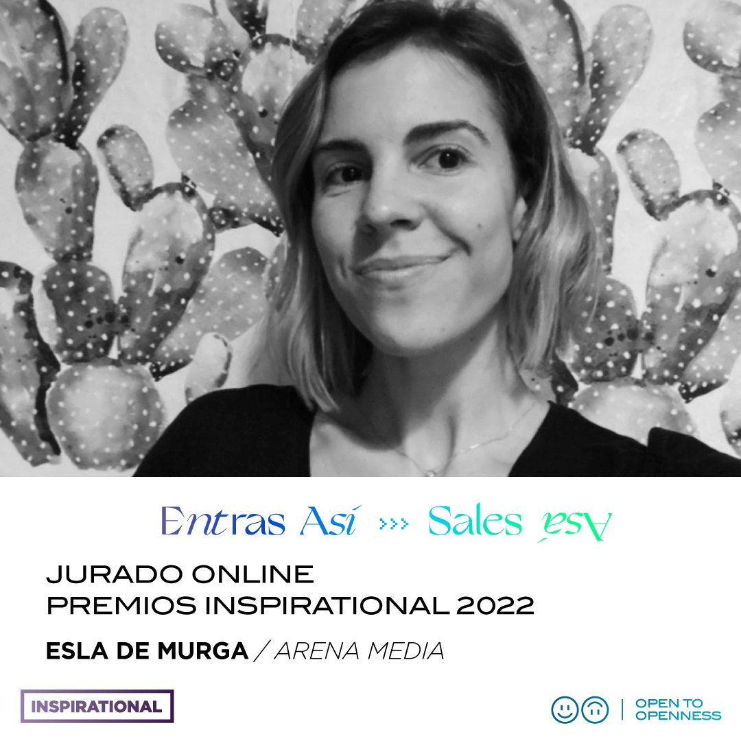 Esla de Murga, Strategy Manager de Arena, es jurado online de Inspirational 2022