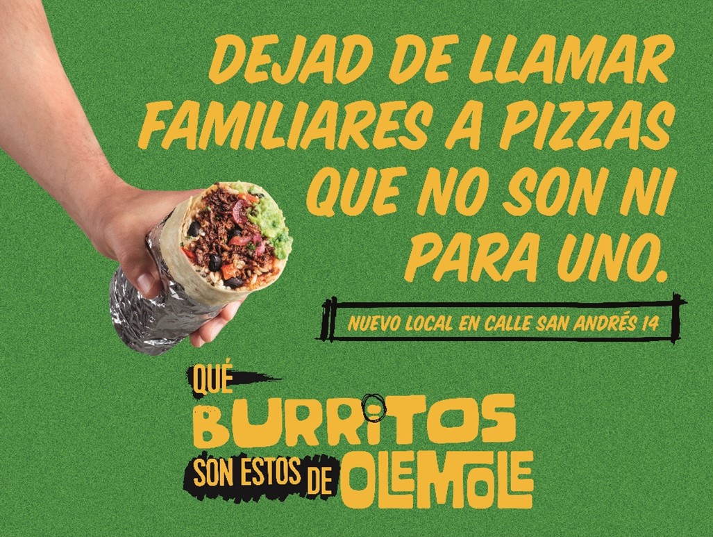 OleMole ‘se pone burrito’ para relanzar su marca en España