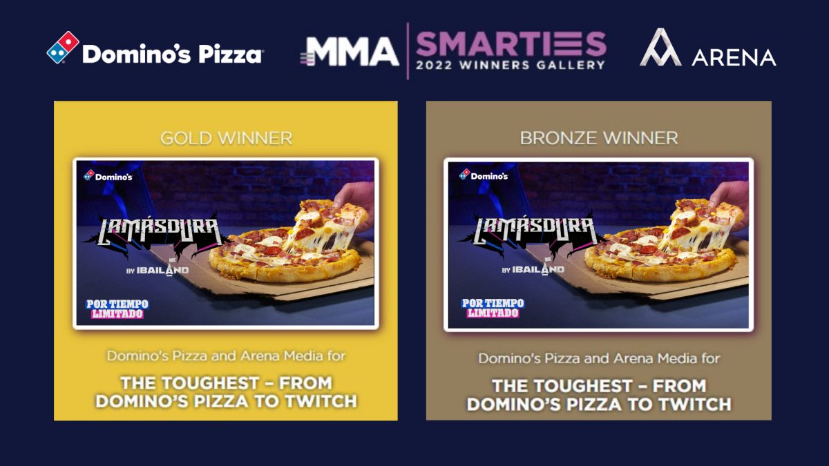 Domino’s Pizza y Arena ganan un Oro y un Bronce para “La más dura” en Smarties EMEA