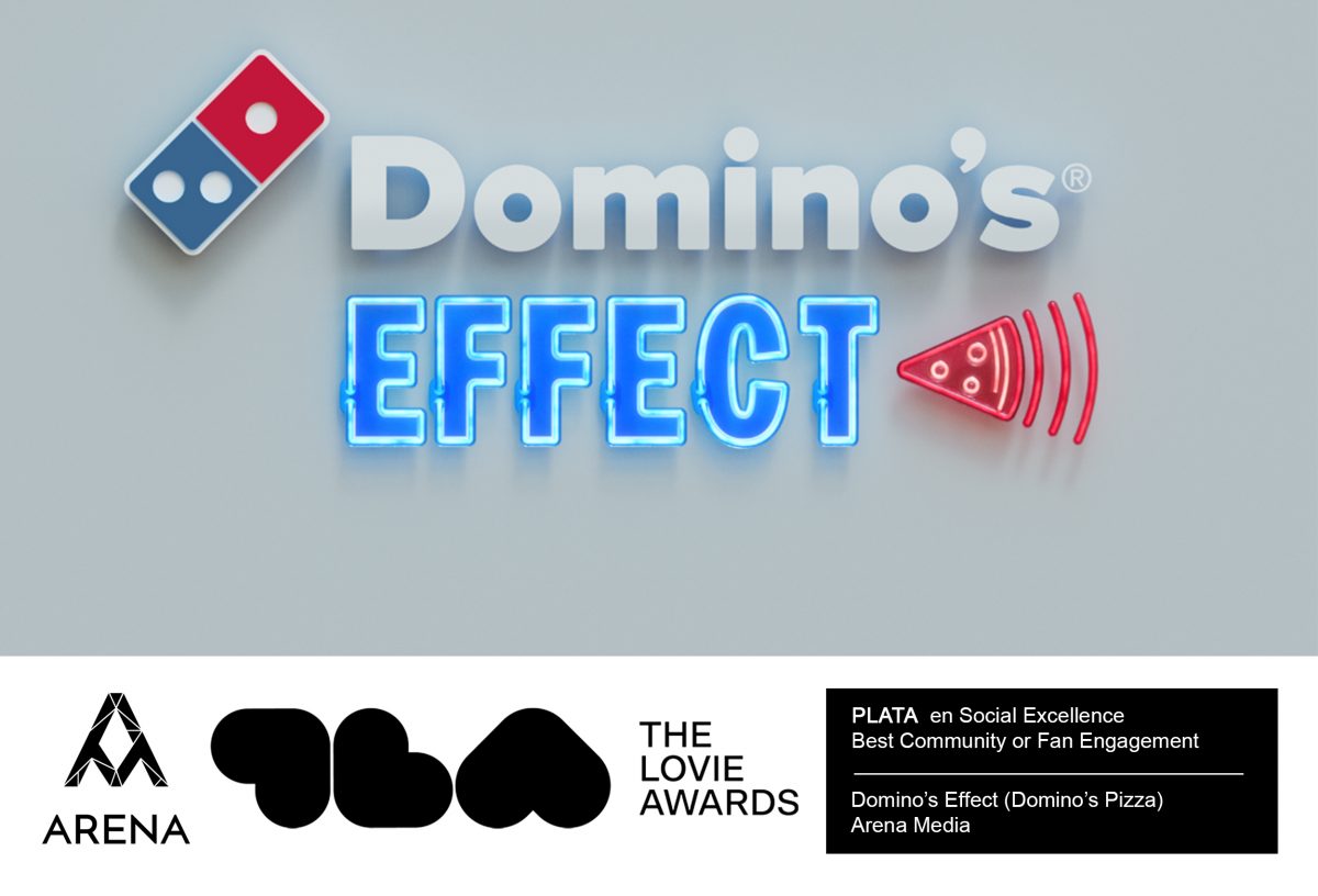 Plata para Domino’s Effect en The Lovie Awards